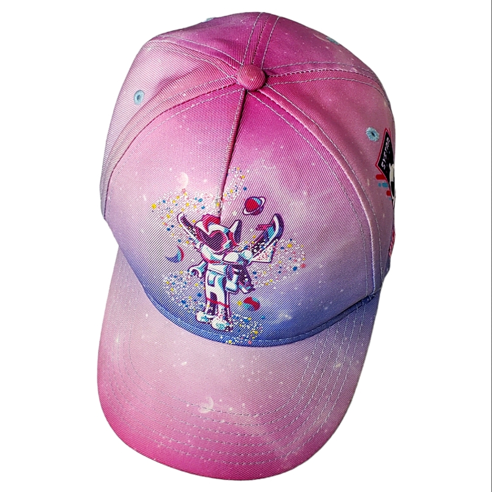 Lego Movie 2 Girls Character Graphic Systar System Ombre Tiedye Stars Ballcap OS